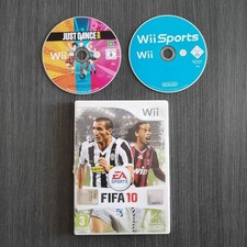 Fifa 10 Nintendo Wii REGALO just Dance 2014 e Wii Sports Football Calcio PAL