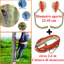 Strumento per Arrampicare L'Albero con cintura di sicurezza, ramponi forestali
