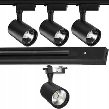 Faretto led per binario 30w - 3x,