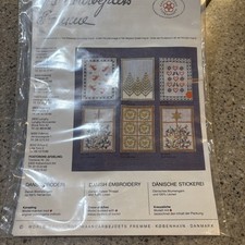 NUOVO Haandarbejdets Fremme danese "CHRISTMAS ROMANCE" kit punto croce appendere a parete