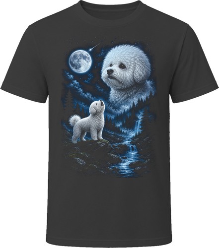 Maglietta bichon frise howling - maglietta,