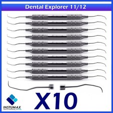 Dental Explorer 11/12 Sonda Falce Endo Diagnostica Chirurgica Protesi Strumenti