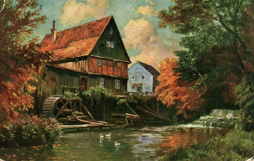 Mulino acqua carta - mulino,