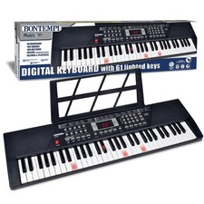 TASTIERA DIGITALE AVANZATA A 61 TASTI CON LEGGIO PER SCUOLA BONTEMPI 166111