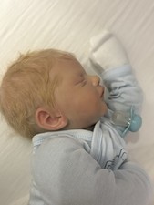 Reborn doll CUDDLE baby SAM by