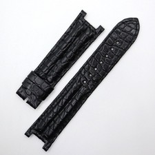 Cinturino in Coccodrillo nero