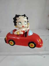 RARO 1998 K.F.S. BETTY BOOP IN ROSSO CONVERTIBILE PULL AND GO WIND UP AUTO 