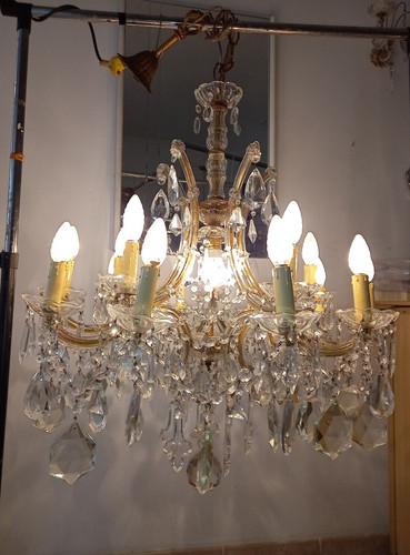 Raro lampadario epoca cesta - raro, d'epoca