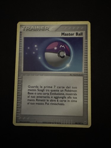 Carta pokemon trainer master - trainer,