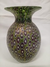 VASO   VETRO  MURANO  VERDE