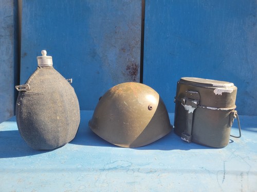 Lotto militaria con elmetto - lotto,