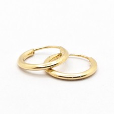 Orecchini oro 18 kt uomo/donna 18 carati 750/1000 gioiello unisex elegante