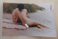 nudismo FIDANZATA AL MARE vintage photo foto vintage donna nuda VERA FOTOGRAFIA