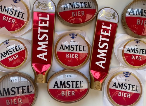 Amstel branding badges - amstel,