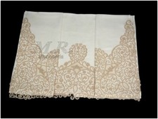 LENZUOLO RICAMATO PIZZO CANTU