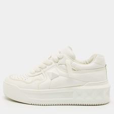 Valentino White Leather One