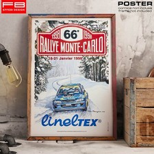 POSTER Locandina Vintage Rally