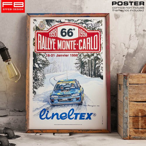 Poster locandina vintage - locandina, rally