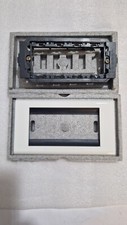 Placca bianca  supporto 4 p