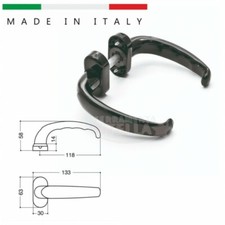 COPPIA MANIGLIA  NERO LUCIDO