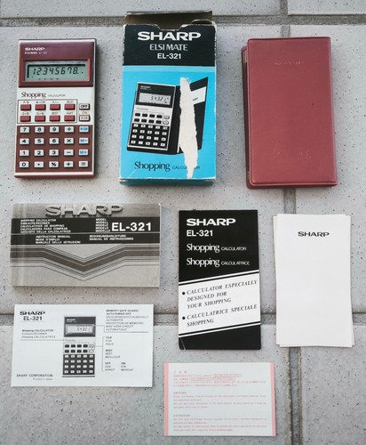 Calculatrice sharp elsi mate - sharp,