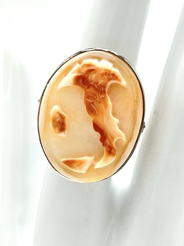 Anello cammeo italia - anello, argento