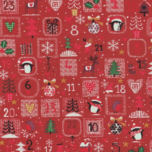 Tessuto francese calendario - tessuto,