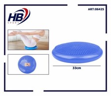 Balance Cuscino Propriocettivo Per Equilibrio Fitness Yoga Disco 33cm Blu dfh