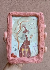 Cornice in argilla fatta a