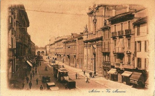 Milano via manzoni - , f/p