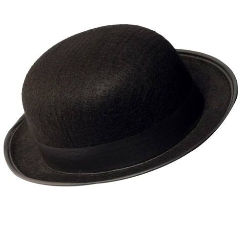 Cappello bowler nero - bowler,