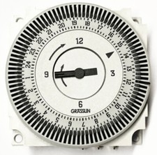 GRÄSSLIN FM/1 QRTUZ timer modulo incasso 230V 16A timer relè analogico DCAC