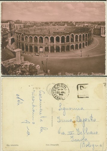 Verona arena prospettiva - -l'arena, -prospettiva