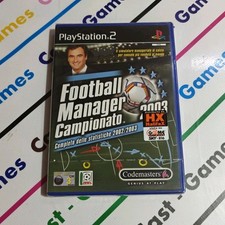 PS2 PLAYSTATION 2 FOOTBALL MANAGER CAMPIONATO 2003 ITALIANO NUOVO SIGILLATO