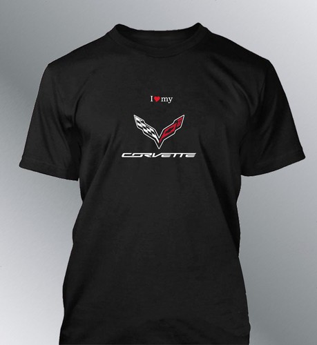 Tee shirt corvette l xl - m,