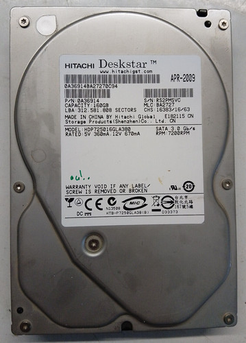 Hitachi deskstar 160gb - deskstar,