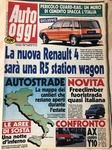 Rivista auto oggi 1989 - oggi, nr.