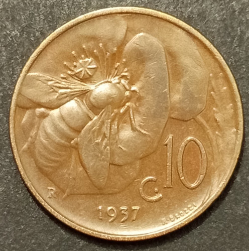 Centesimi lire ape 1937 spl - lire,