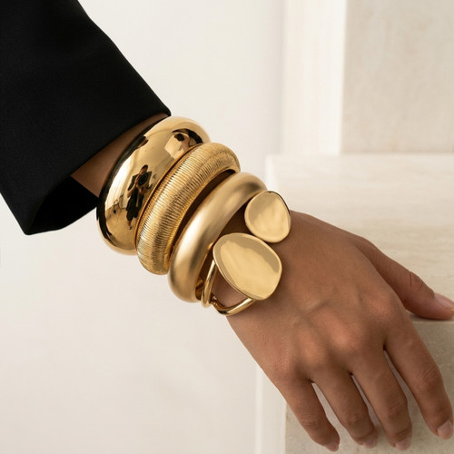Set braccialetto oro per donna - set,