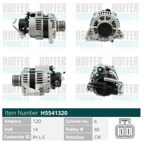 Alternatore hyundai elantra - hyundai,