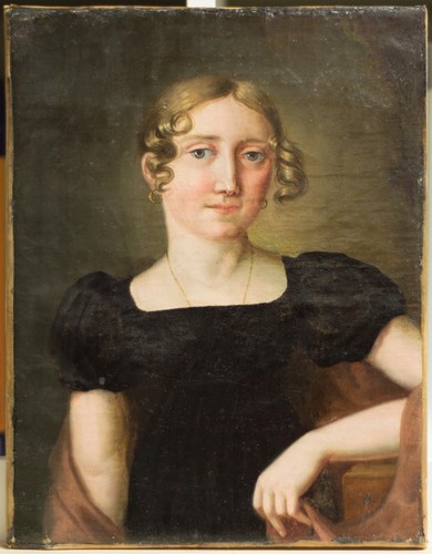 Dipinto antico xix - antico., olio