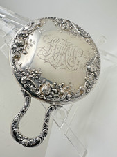 Antico specchio a mano inglese