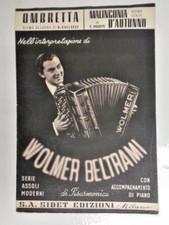 OMBRETTA - MALINCONIA D'AUTUNNO Wolmer Beltrami Spartito