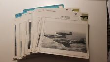Warplanes collectors club 155 card aereo plane  bomber caccia fighter elicottero
