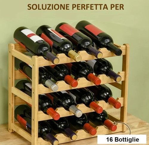 Porta bottiglie cantinetta - bottiglie,
