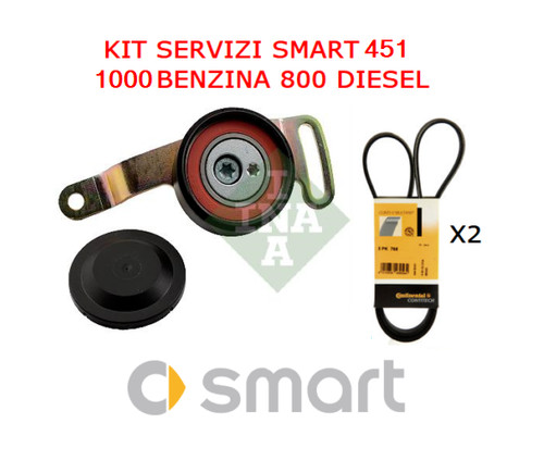 Kit cinghie servizi - kit, 2