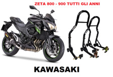 Coppia cavalletti 2 alzamoto ruota moto gomme Kawasaki z 800 z800 z900 900 R S