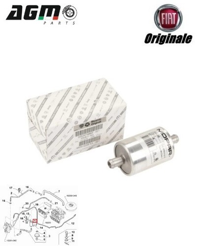 Filtro gas gpl originale fiat - gas,