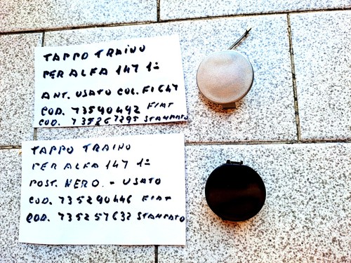 Tappo cop gancio traino post - tappo/cop.,