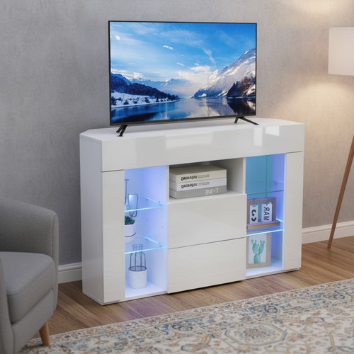 Mobile angolare bianco - tv,